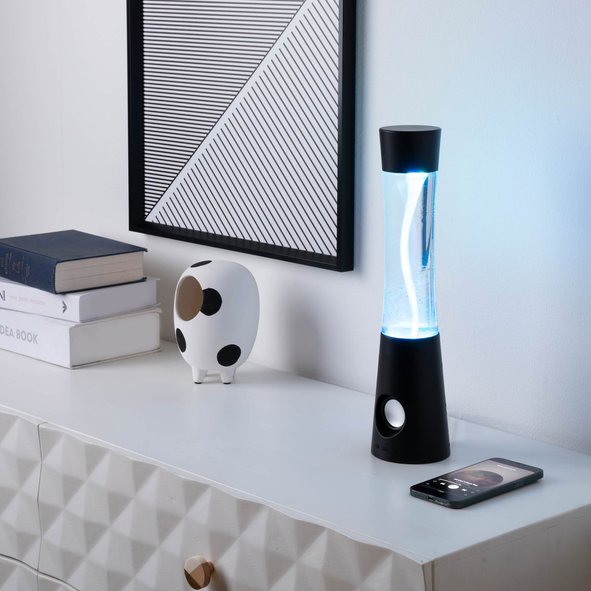 The range glitter lamp online